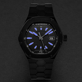 Dietrich Time Companion Men's Watch Model TC PVD BLACK Thumbnail 3